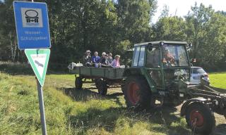 Streuwiesen-Biotoppflege NSG - Abräumen des Heus am 25.09.21 erledigt
