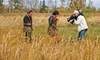 SWR-Fernsehen dreht im Langenauer Ried